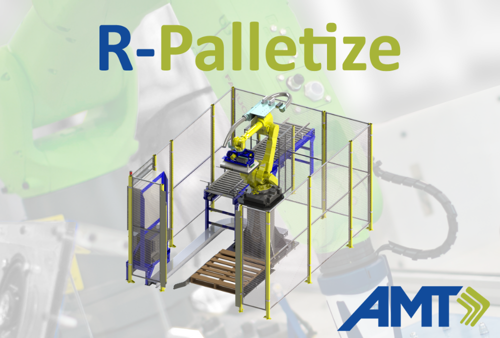 Amid Uptick in Material Handling Projects, Applied Manufacturing Technologies Releases R-Palletize, a Configurable Robotic Palletizing Station