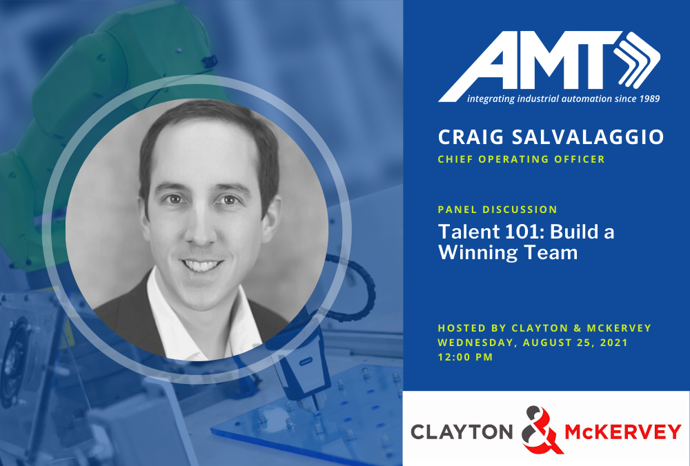 Craig Salvalaggio to Participate in Panel Discussion “Talent 101: Build a Winning Team” on August 25, 2021