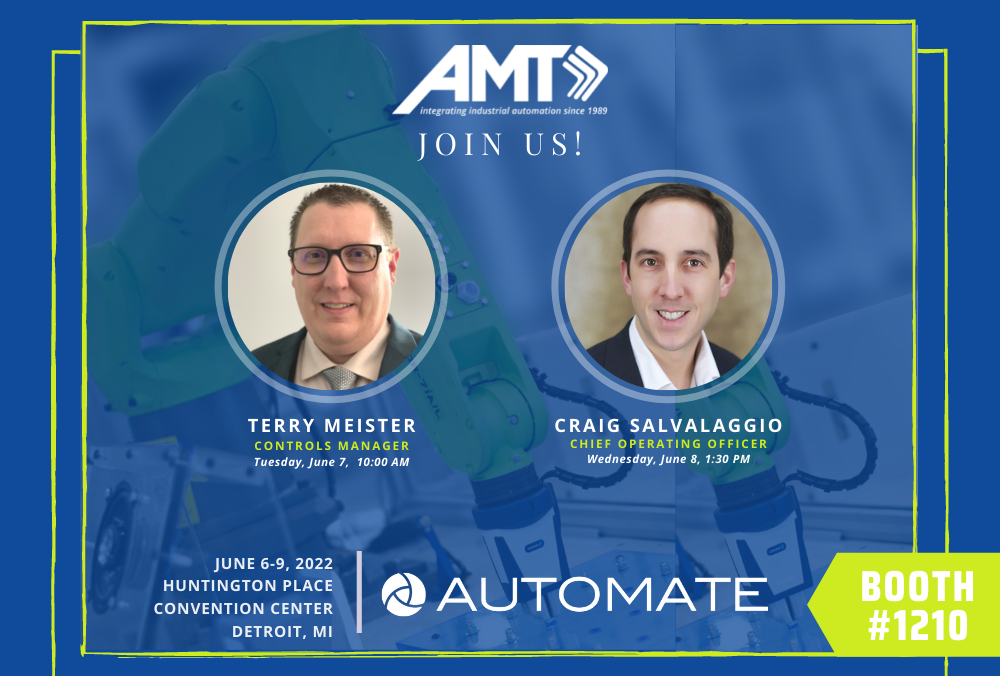 AMT to Attend Automate 2022 in Detroit June 6-9, 2022