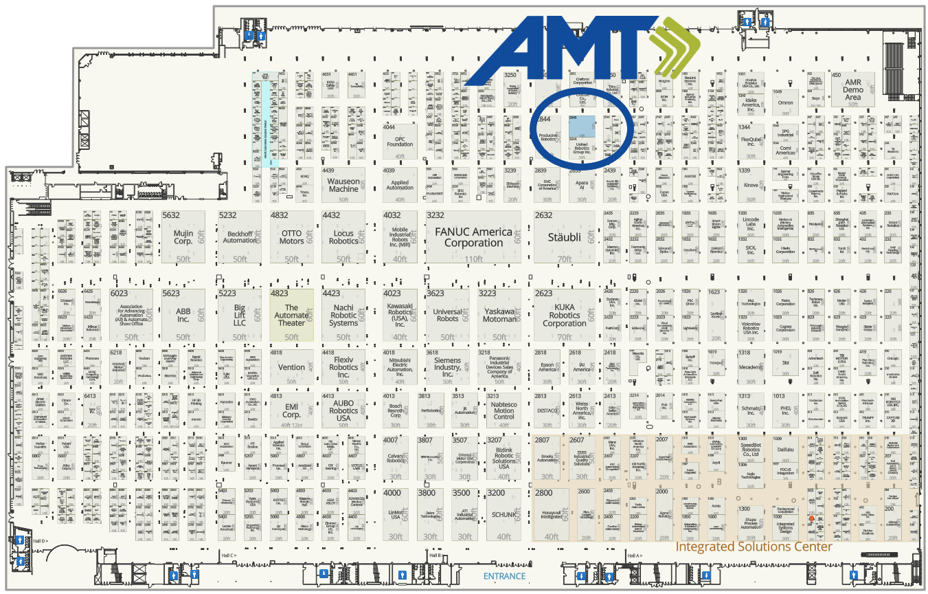 AMT Automate 2023 floorplan
